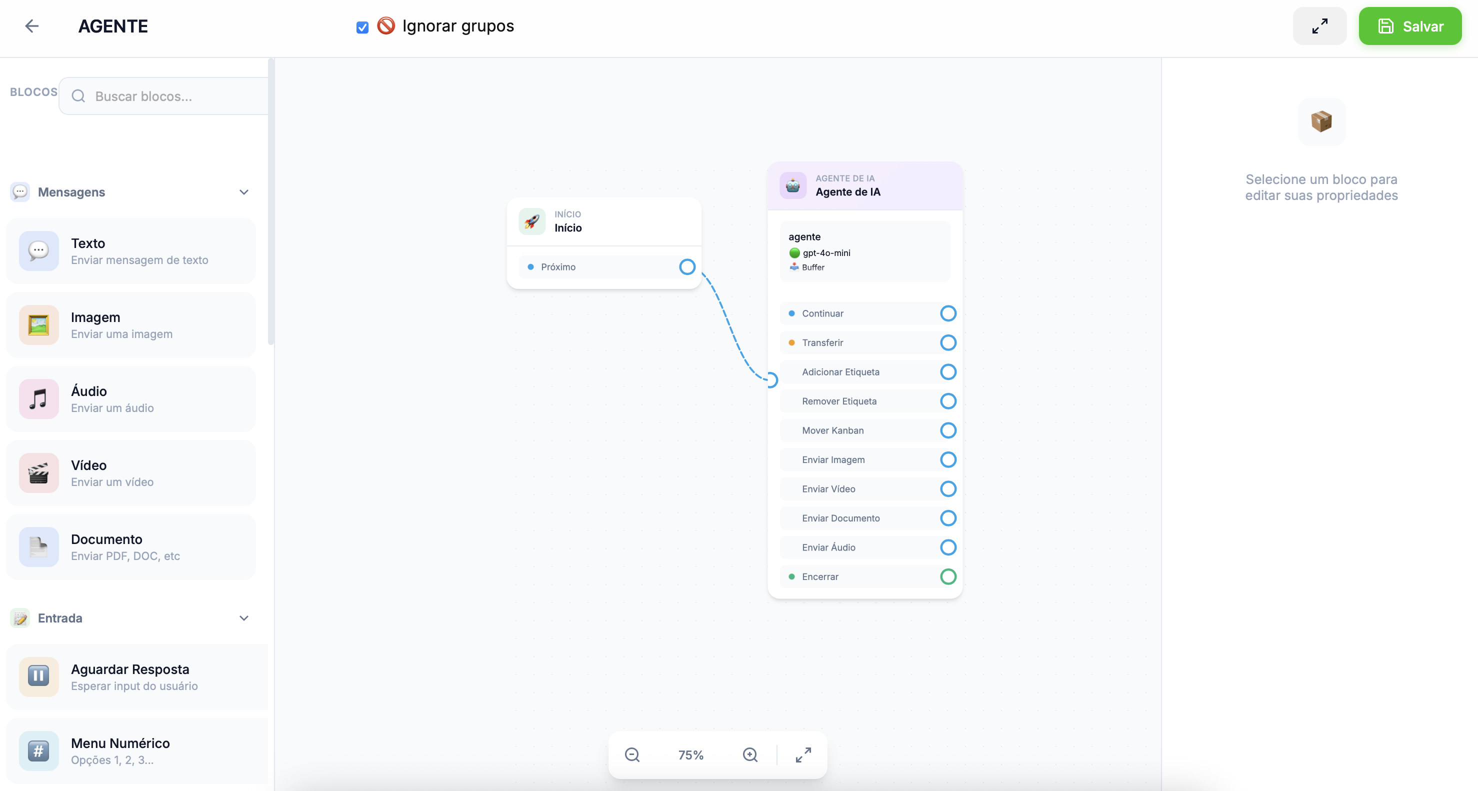 Chatbot e Automações
